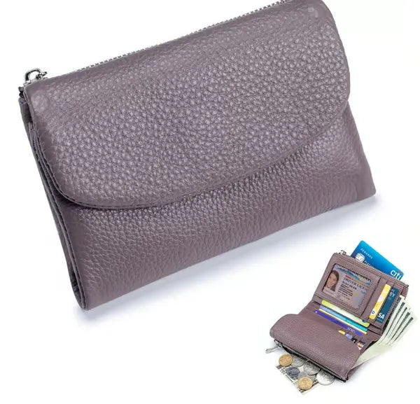⏰Unisex Pebble Leather Wallet🔥