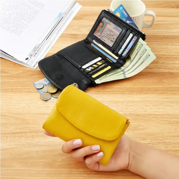 ⏰Unisex Pebble Leather Wallet🔥