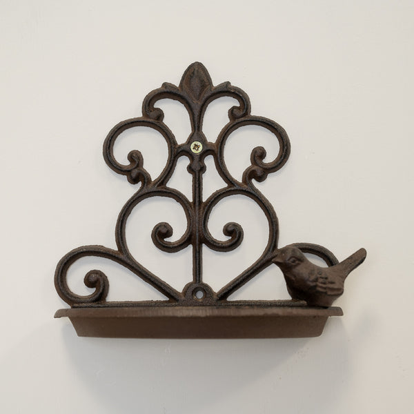Cast Iron Bird Feeder 18cm X 10cm X 18cm
